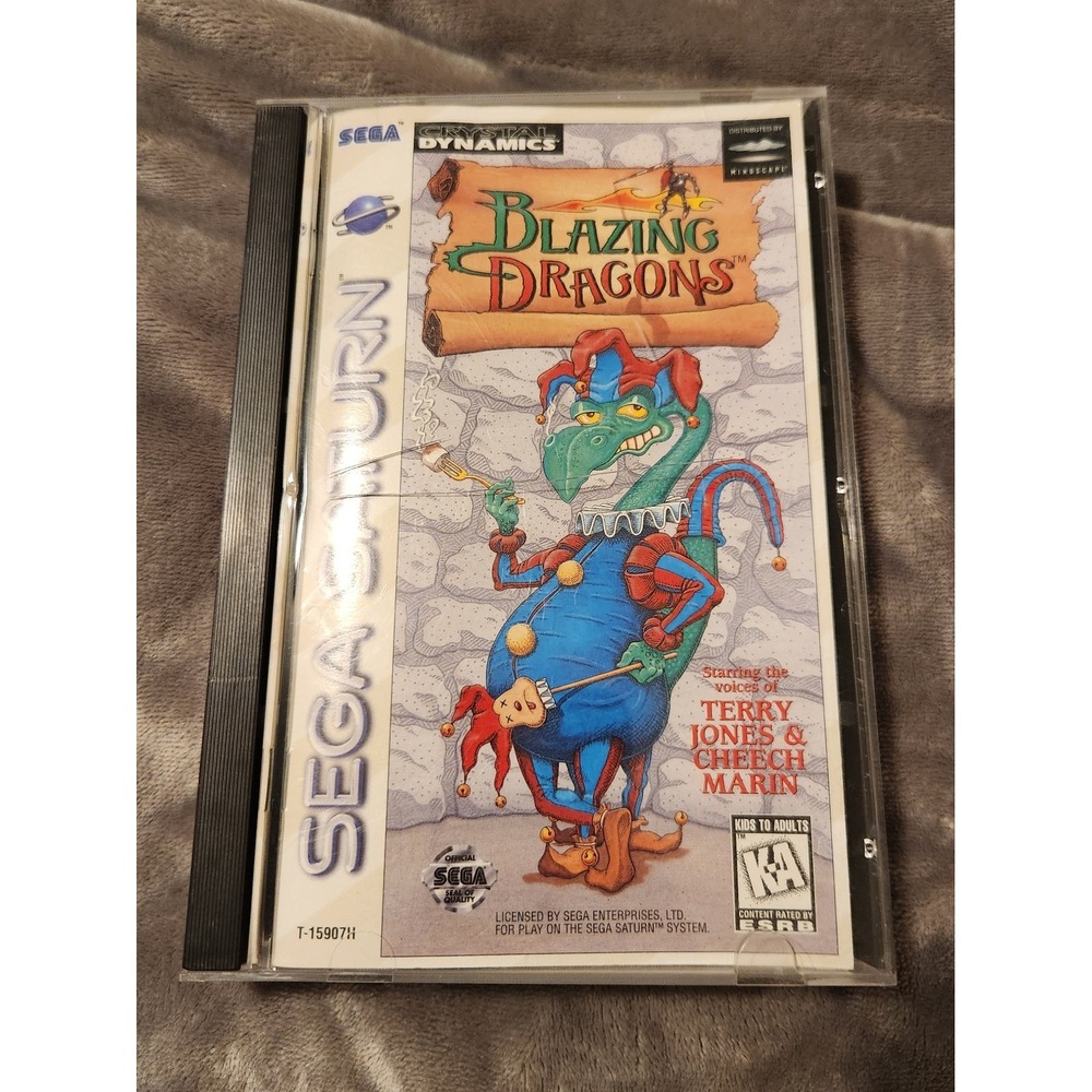 Blazing Dragons (Sega Saturn, 1996) CIB